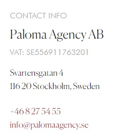 Paloma Agency